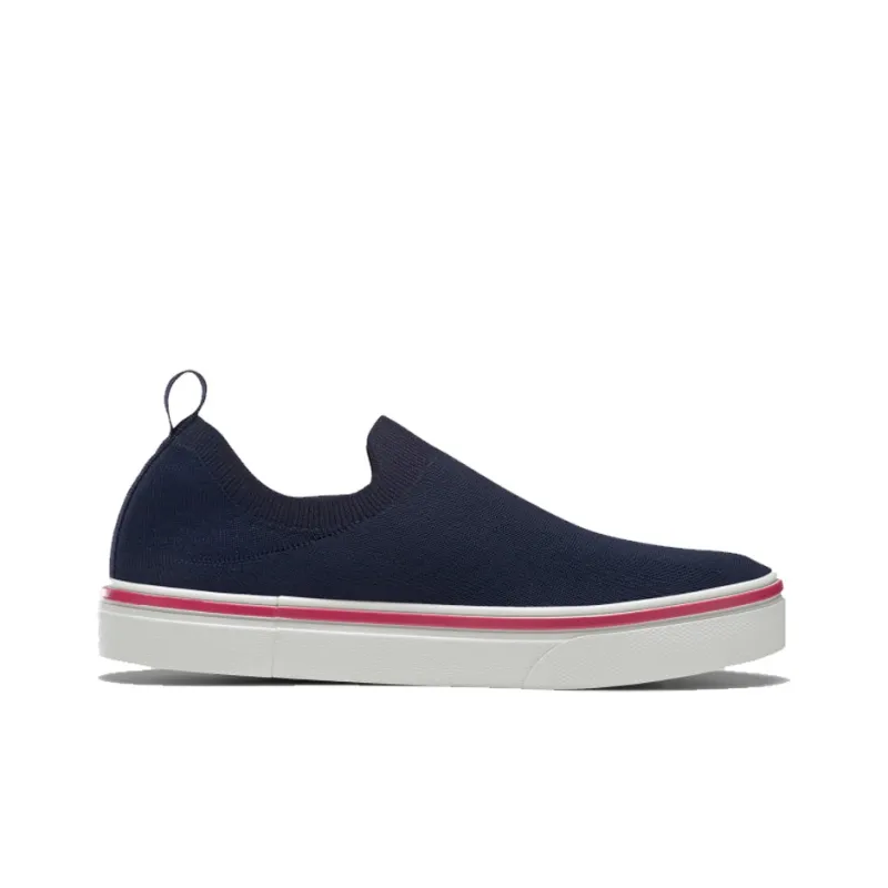 Reebok Women's OnLux Slip On 'Vector Navy Pursuit Pink Women's-1