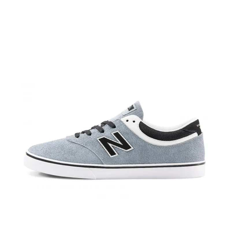 New Balance NB Quincy 254 Durable Lightweight And Breathable Low-Top Skateboard Shoes Men's Gray Blue-0