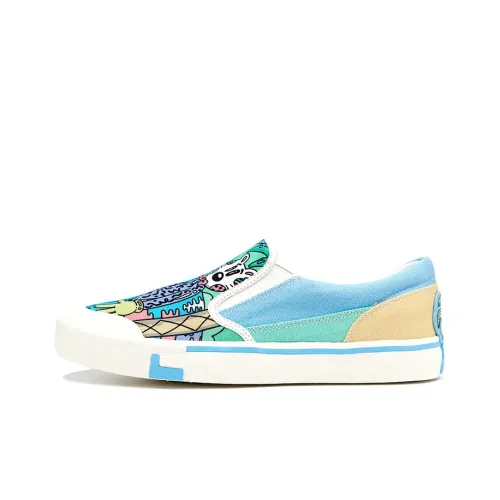 Steven Harrington X LINING Skateboard Shoes Men Low-Top Multicolor