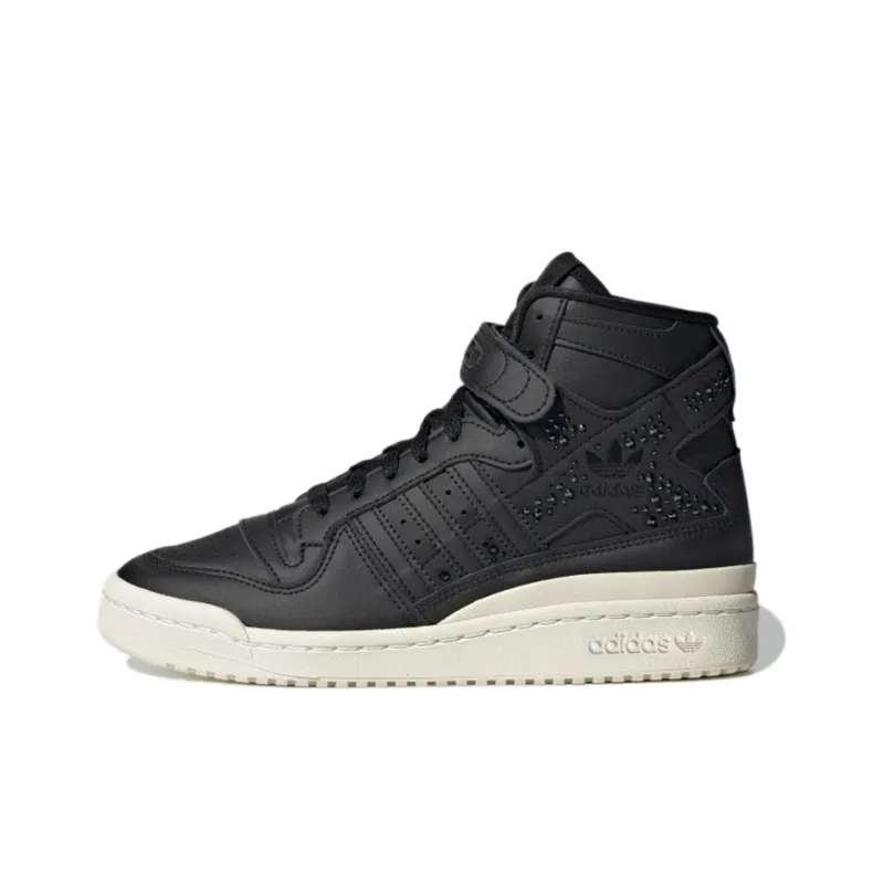 Adidas Forum 84 Hi Black Sparkles Women's-0