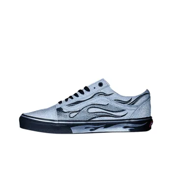 Vans Old Skool A$AP Worldwide Silver Reflective Flames