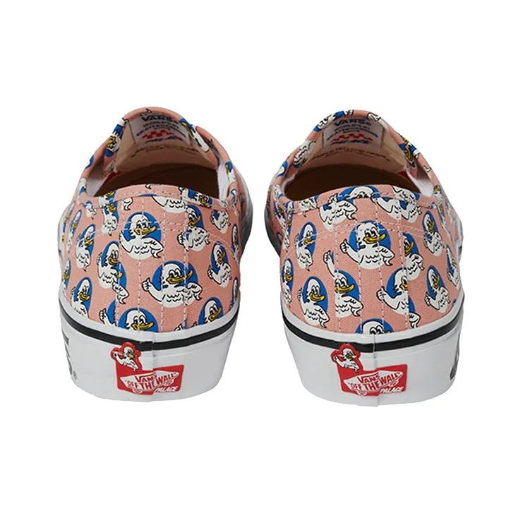 Vans Skate Authentic Palace Jeremy The Duck Black Salmon-3