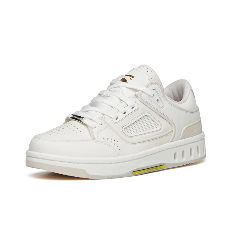 Anta Low-Top Skateboard Shoes Women's White Gray-1