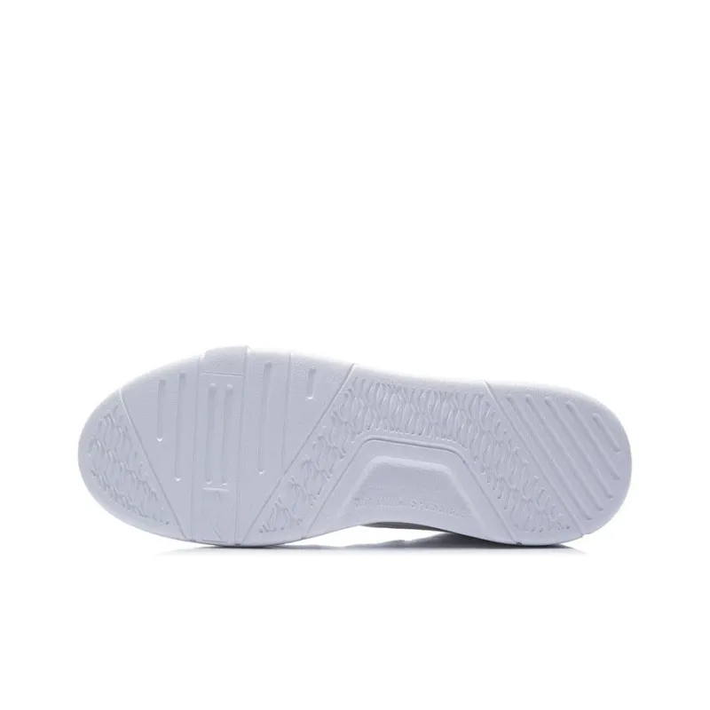 LiNing Wave Lightweight Balance Cushioning Low Top Skateboard Shoes Men's White-4