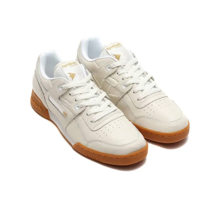 Reebok Workout Skateboard Shoes Men Low Top Oats Brown-2