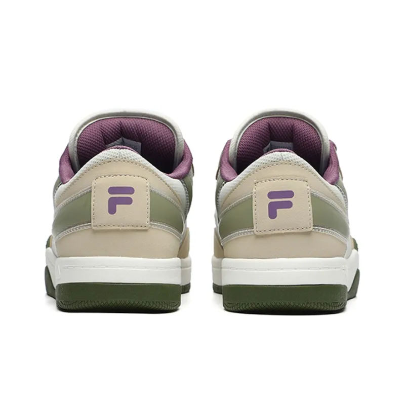 FILA FUSION T88 SKB Anti-Slip And Wear-Resistant Lightweight Low-Top Skateboard Shoes Men's Gray Green-4