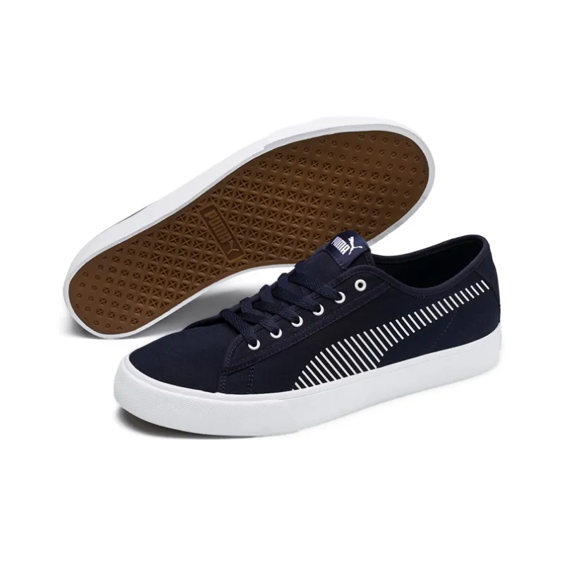 PUMA Bari Stylish Retro Low Top Casual Skate Shoes Unisex Navy Blue-3