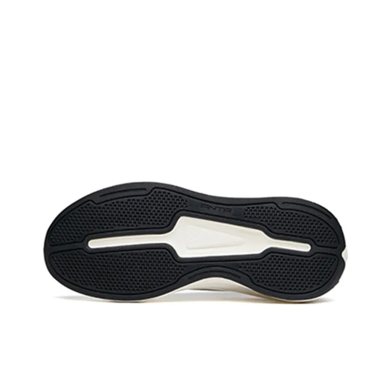Anta Life Collection Super Body Anti Slip Wear Resistant Low Top Skateboard Shoes Women's White Black-5