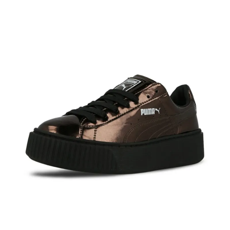 PUMA Basket Platform 'Metallic Bronze' Women's-2