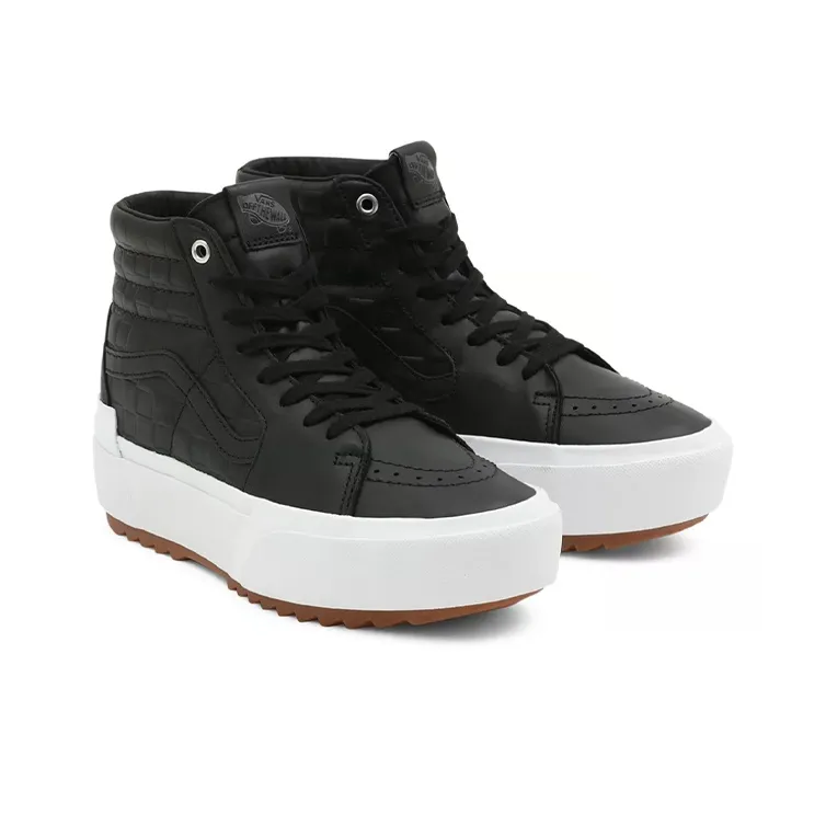 Sk8 Vans Hi Stacked 'Embossed Checkerboard'-2