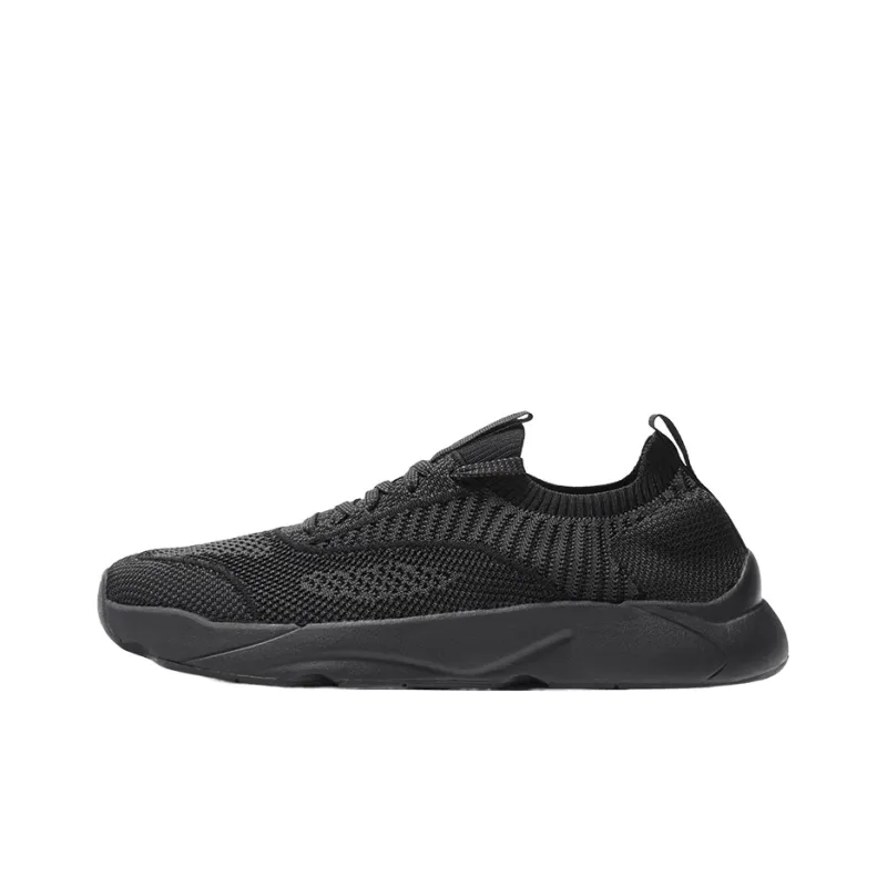 ZARA Wear-Resistant Low-Top Casual Shoes Men's Black-0