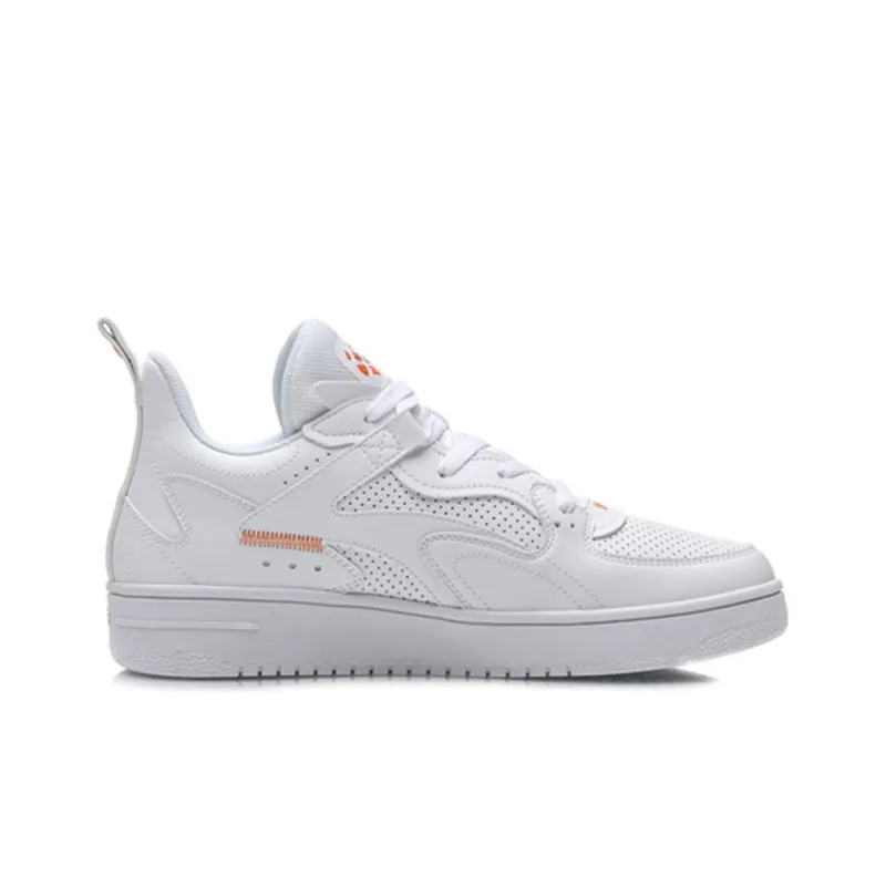 LiNing CF Tracing Collection Mudkip Nianhua Anti Slip And Wear Resistant Lightweight Low Top Skateboard Shoes White-1