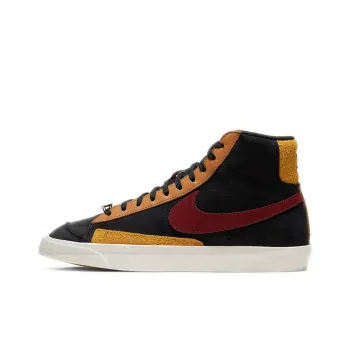 Nike Blazer Mid 77 Black Team Red University Gold Women's