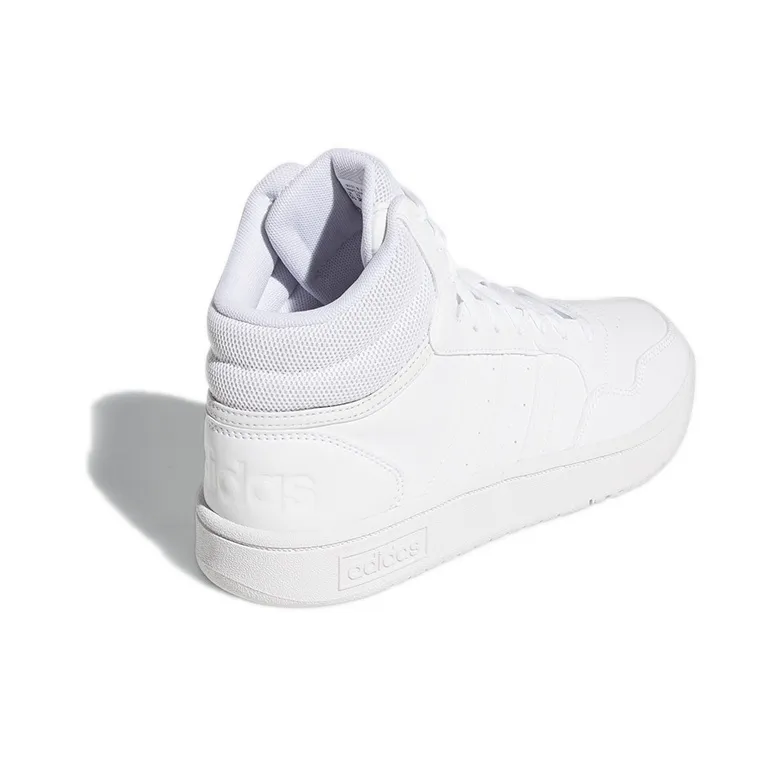 Adidas Hoops 3.0 Mid Classic Cloud White Dash Grey Women's-3