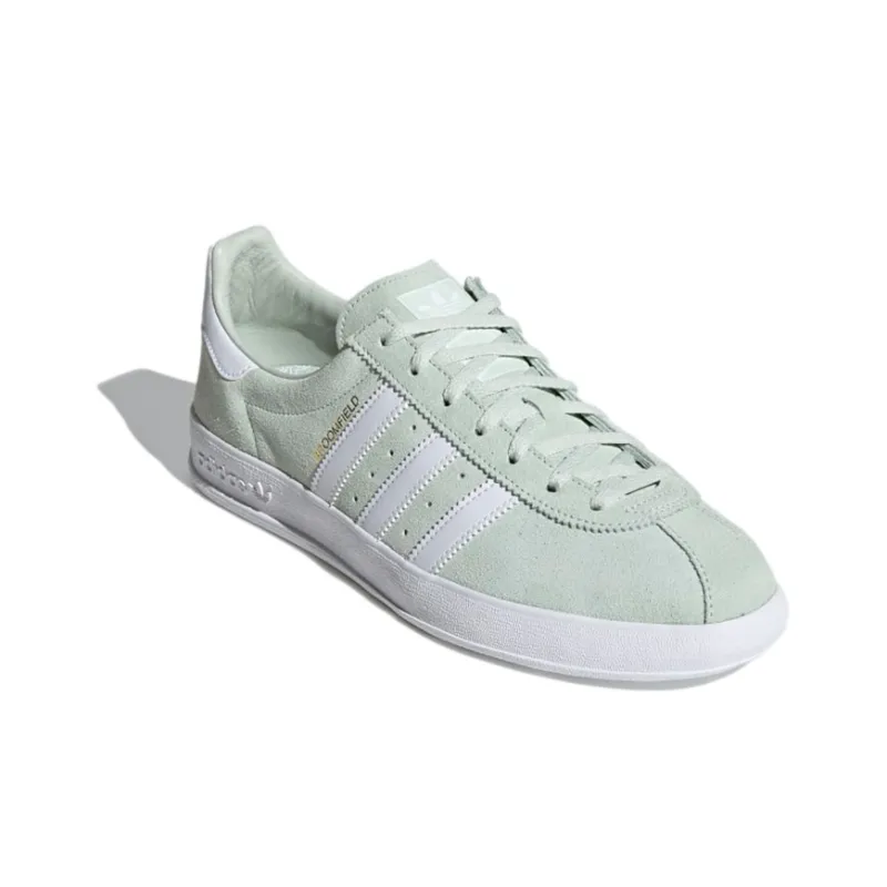 Adidas Originals Broomfield Durable Breathable Lightweight Low Top Skateboard Shoes Men's White Green-2