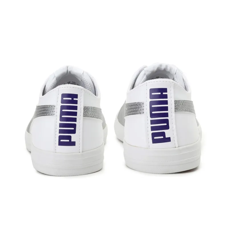 PUMA Cayden Move IDP Slip-Resistant Cushioning Wear-Resistant Low-Top Skateboard Shoes Women's White Silver-2