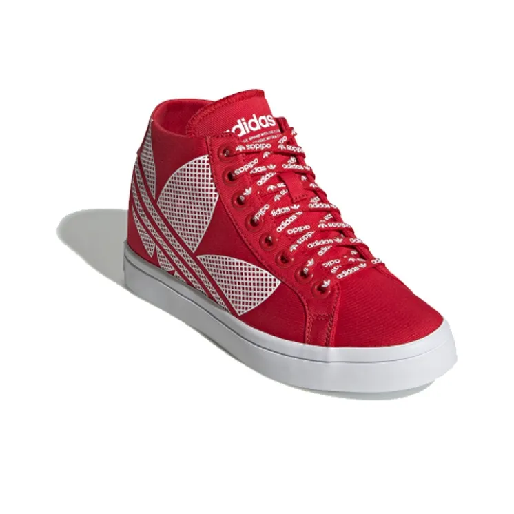 Adidas Originals Courtvantage Heel Logo 'Red White' Women's-2