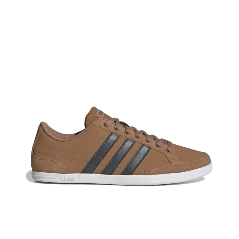 Adidas Neo Caflaire Breathable Low-Top Skateboard Shoes Men's Brown Black-1