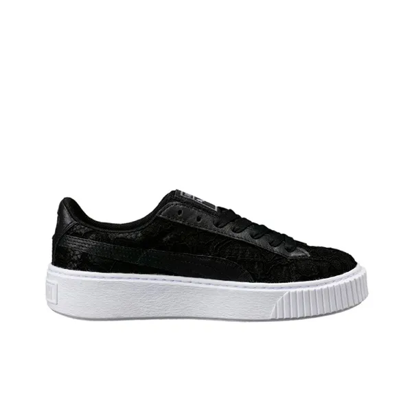 PUMA Basket Platform Fo 'Black' Women's-1