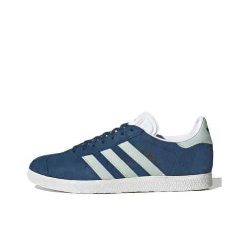 Adidas Originals GAZELLE Skateboard Shoes Women's Low-Top Blue/Green