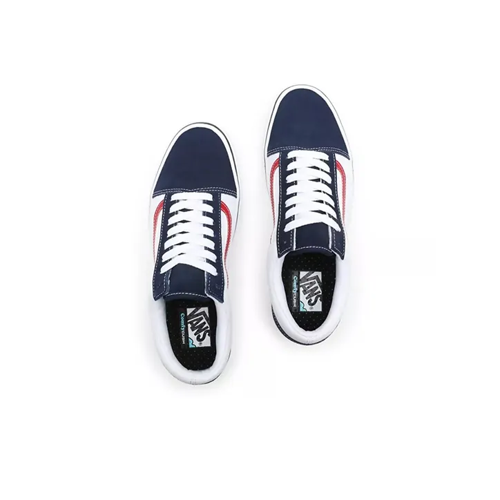 Vans Tri tone Comfycush Old Skool 'White Red Blue'-3