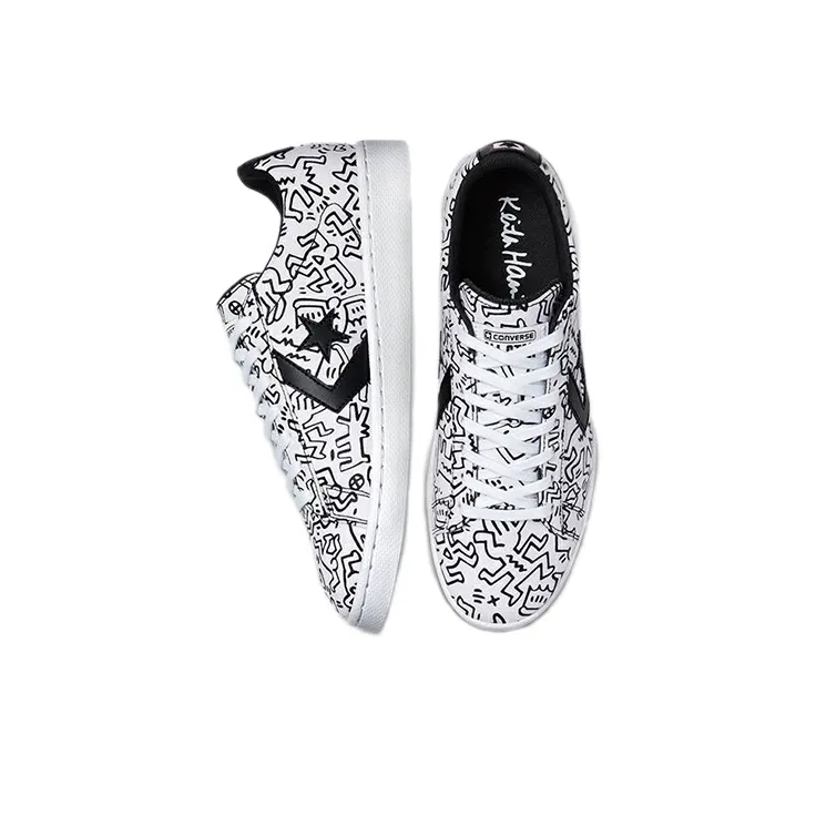 Converse Pro Leather Ox Keith Haring White-3