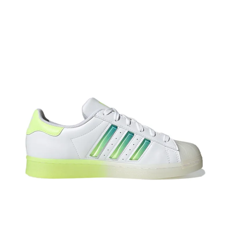 Adidas Originals Superstar 'White Yellow Green' Women's-1