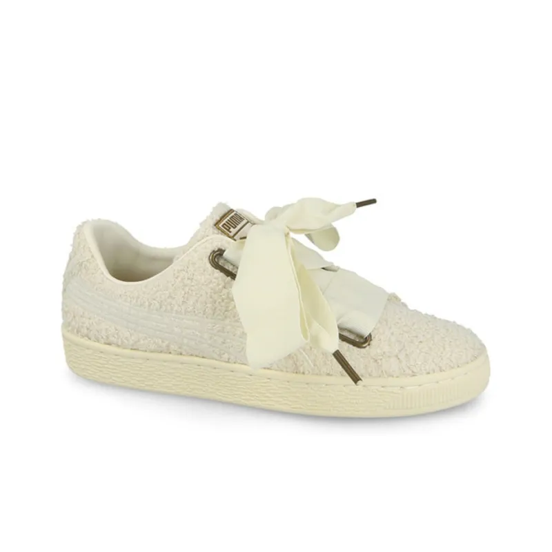 PUMA Basket Heart Teddy 'Cream Y' Women's-1