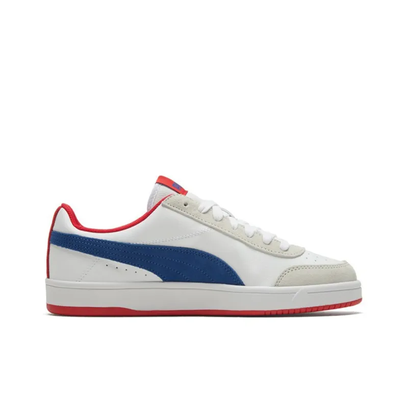 PUMA Court Legend Lo 'White Blue Red'-1