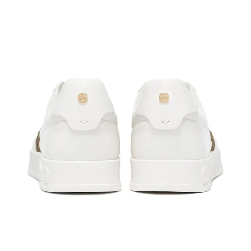 LI NING 1990 Cushioning Low Top Skateboard Shoes Men's White Umber-4