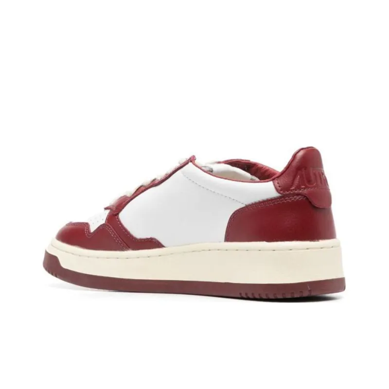 AUTRY Medalist Leather Low White Syrah Women's-2