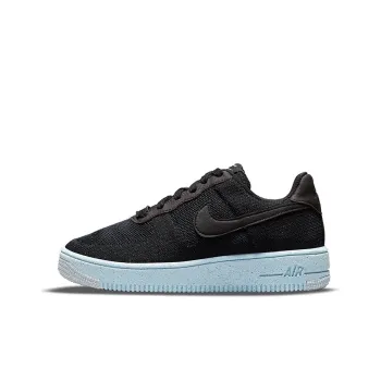 Nike Air Force 1 Crater Flyknit 'Black Chambray Blue' Gs