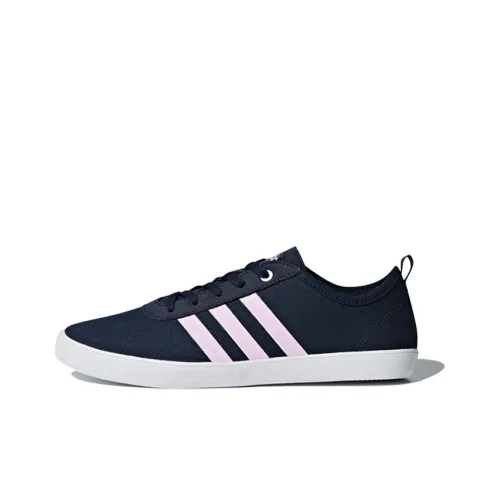 Adidas Neo EASY VULC Skateboard Shoes Women's Low-Top Blue/Pink/White