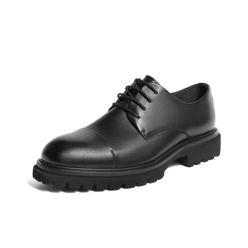 BELLE Dress Shoes Men Low-Top Black-1