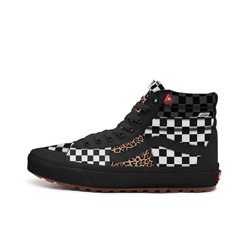 Vans Customs Checkerboard Leopard Mte Sk8 hi 2.0 Dx Black/White-0