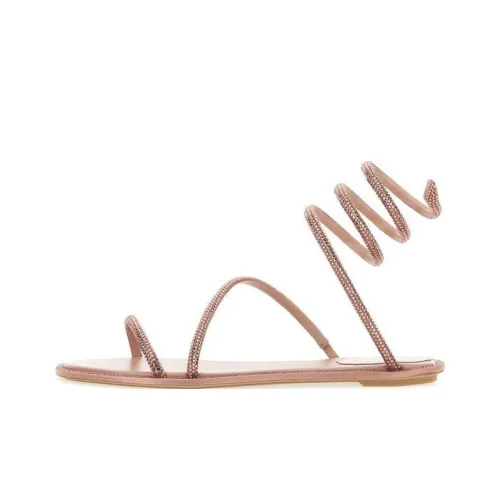 RENE CAOVILLA Cleo Strap Sandals Women's Pink