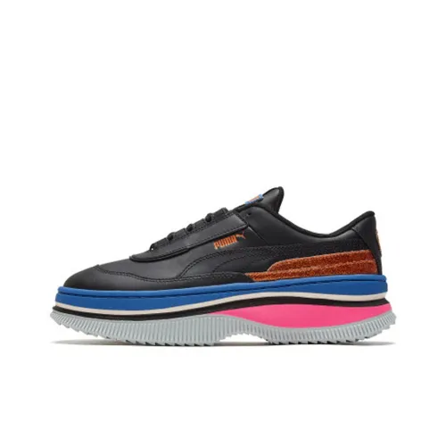 PUMA DEVA Skateboard Shoes Women's Low-Top Black/Orange