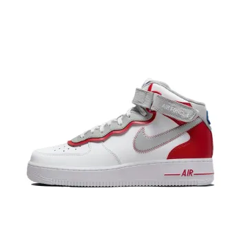 Nike Air Force 1 Mid Athletic Club White Gym Red