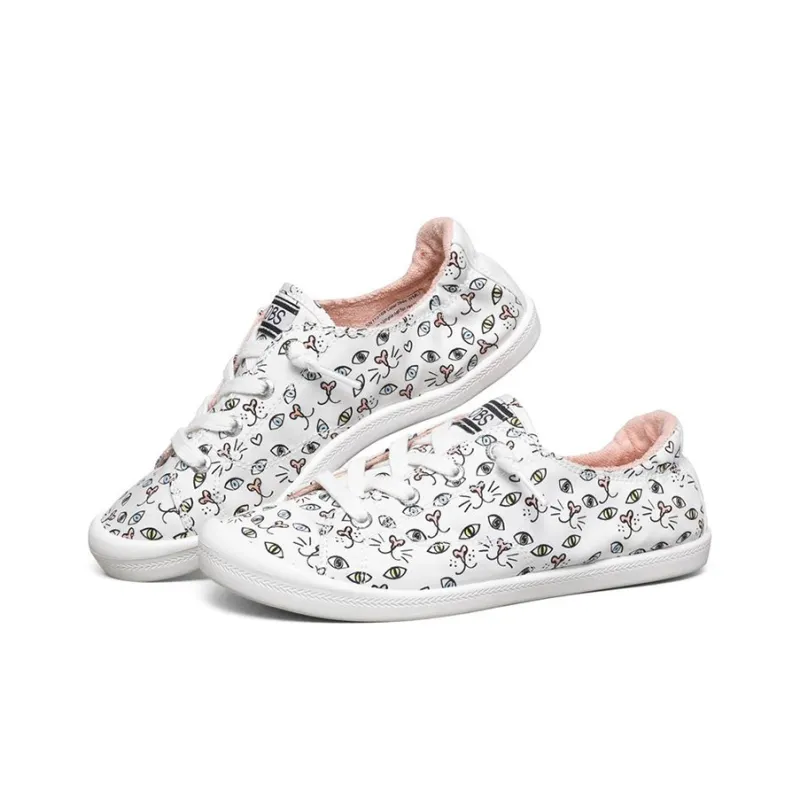 Skechers Bob's Beach Bingo Wear-Resistant Low-Top Skateboard Shoes Women's Multicolor-2