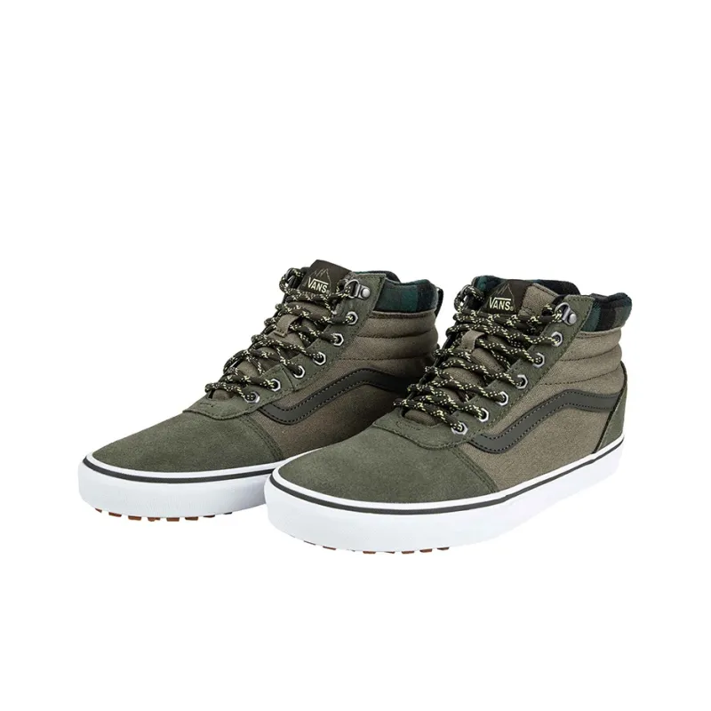 Vans Ward High Top Sneakers Green Olive Green-2