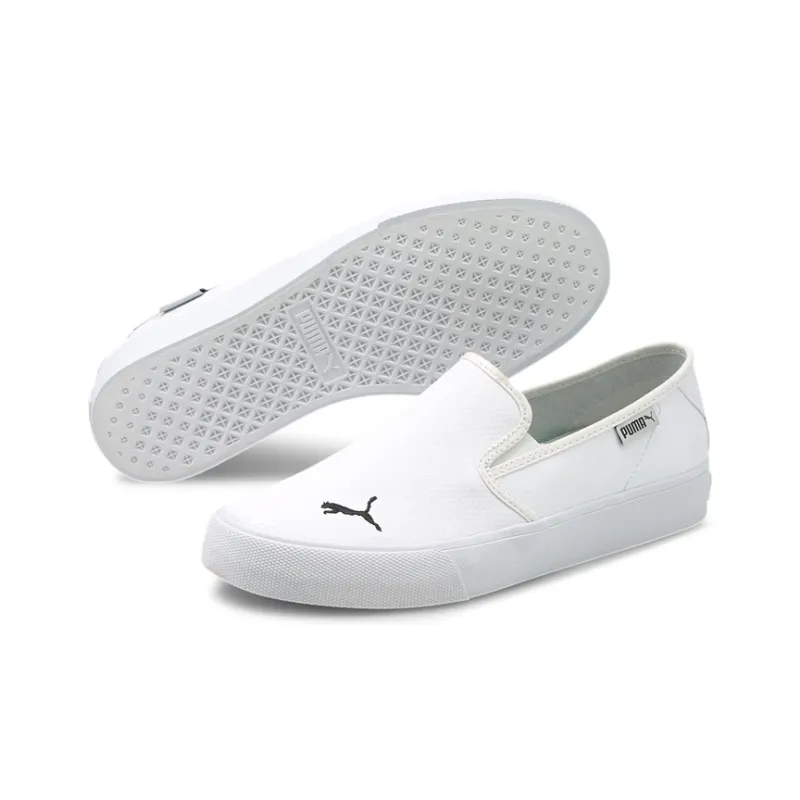 PUMA Bari Cat Slip On White Women's-1