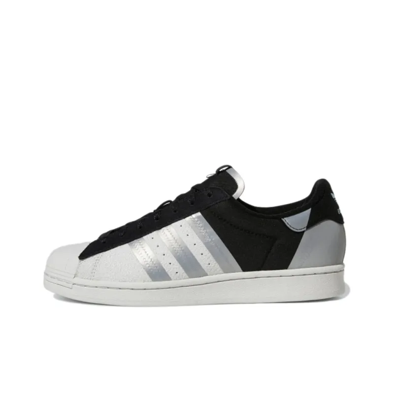 adidas originals Superstar Black Silver Metallic-0