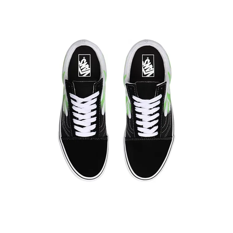 Vans Old Skool 'Flame Black White'-3