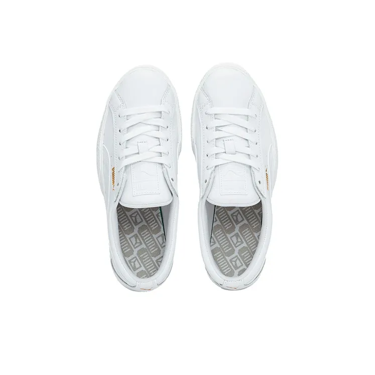 PUMA Love Tumbled Leather White Women's-2