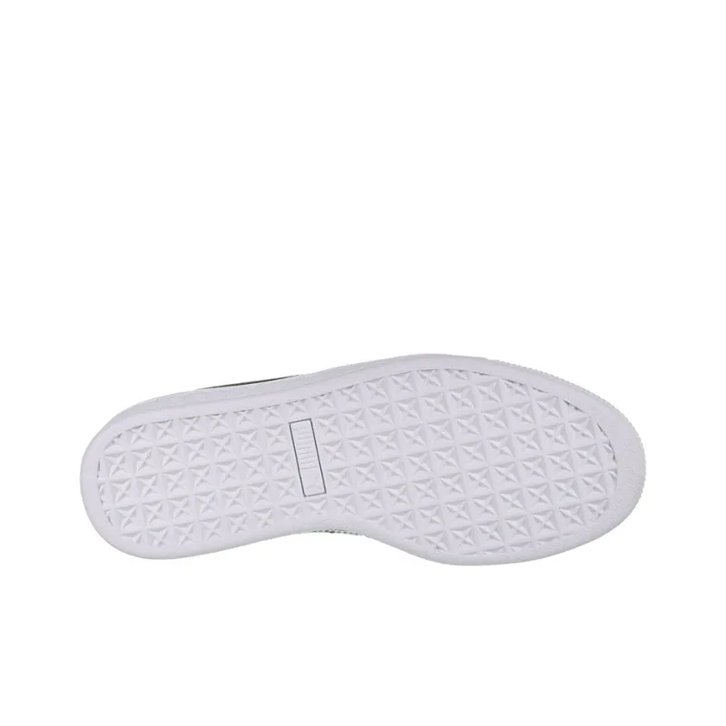 PUMA Basket Heart Patent Silver/Grey Women's-5