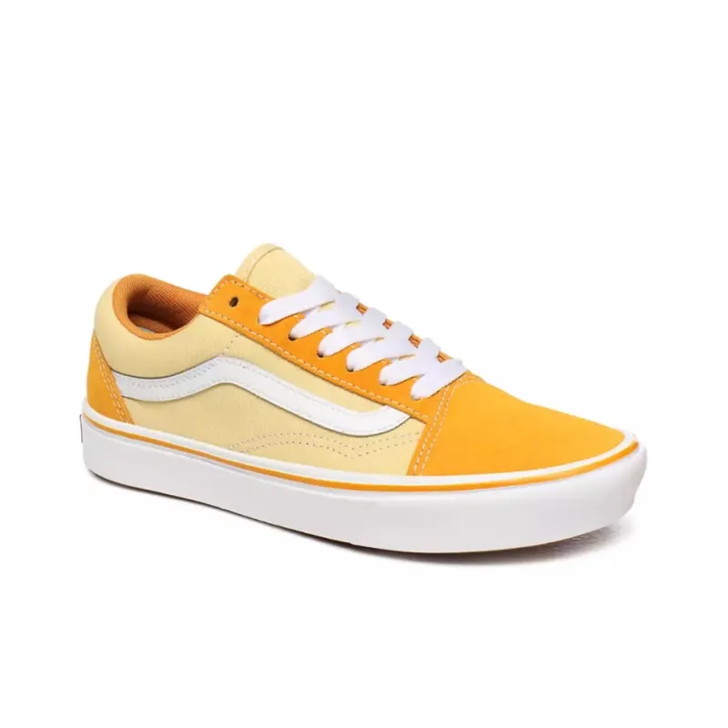 Vans Suede And Textile Comfycush Old Skool Yellow-2