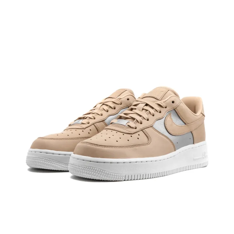 Nike Air Force 1 Low Bio Beige Metallic Silver Women's-2