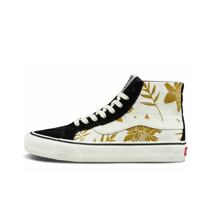 Vans SK8 Hi Shoes Black/White-0