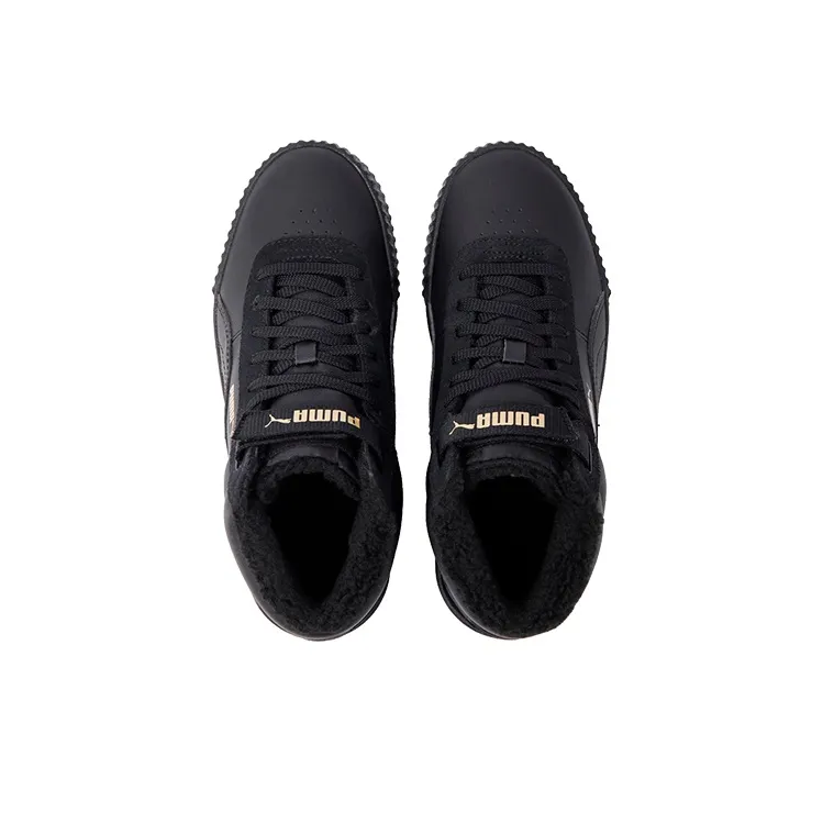 PUMA Carina Mid Wtr Fur 'Black Gold' Women's-3