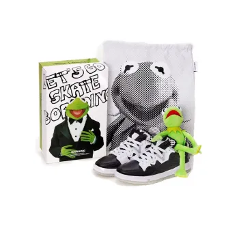 Disney LiNing Wei Wu PRO Lightweight And Wear resistant Low Top Skateboard Shoes Men's Black White